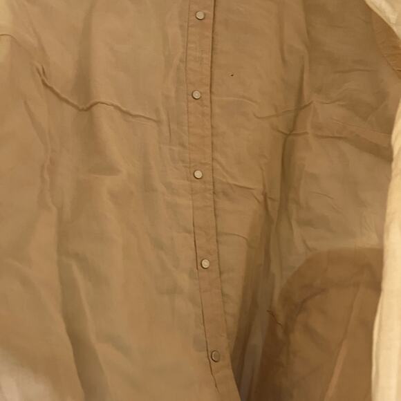 Denim & Co. Cotton Quilted Jacket Light Khaki Size X-Large - Picture 10 of 10